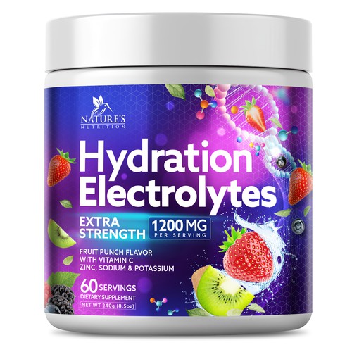 Hydration Electrolytes Design Needed for Nature's Nutrition Design by Black-Pepper