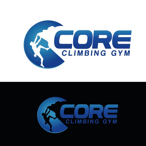 Modern Climbing Gym Logo for The Core Climbing | Logo design contest