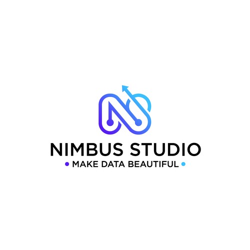 We need a startup logo for a dataviz design studio Design by NUR (LoGo)