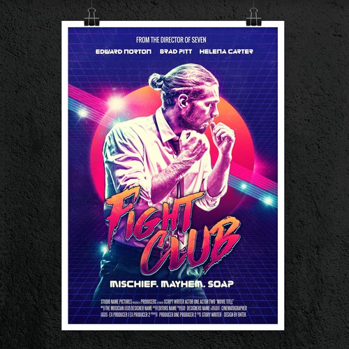 Diseño de Create your own ‘80s-inspired movie poster! de bntek