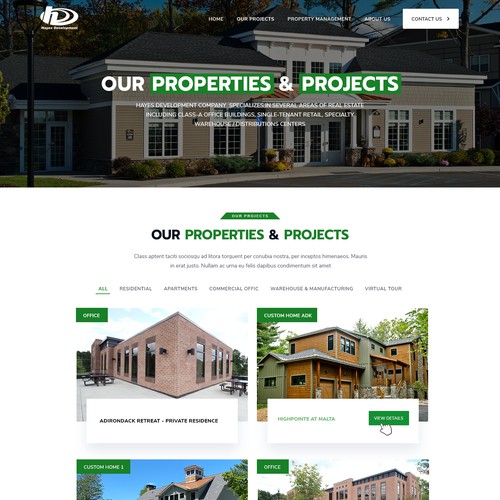 **Upgrade** existing website.  Tons of High Res existing imagery! Design by FuturisticBug