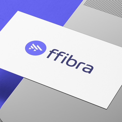 Logo for Fiber Internet Provider Design by Dareden