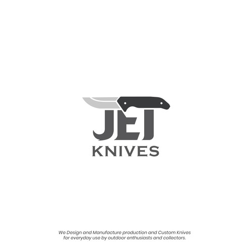 Custom knife making company needs logo for launch. Design by M.A.R.S DESIGN