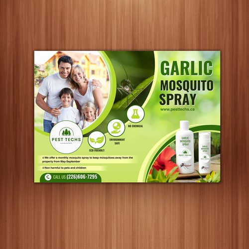 Eco friendly mosquito pest control Design by The 3colors