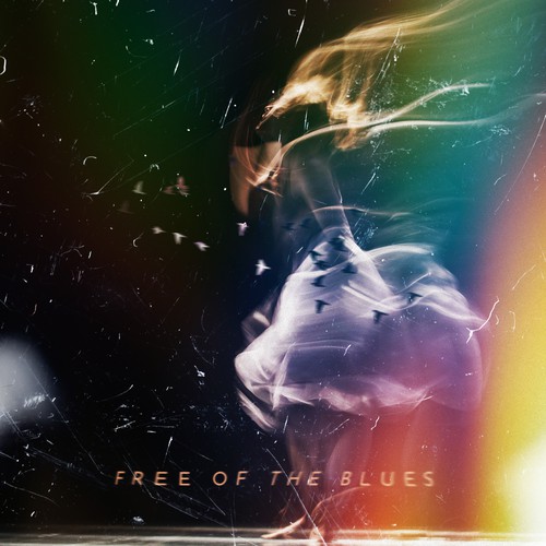 One Panel Album cover for a single salsa song - Free of the Bues Design by umbertino