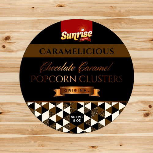 caramel popcorn is indulging >>> with YOUR ***sticker*** design >>>>-ontwerp door zzzArt