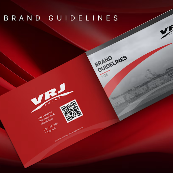 Multipage Brand Guideline Design for VRJ Construction Company