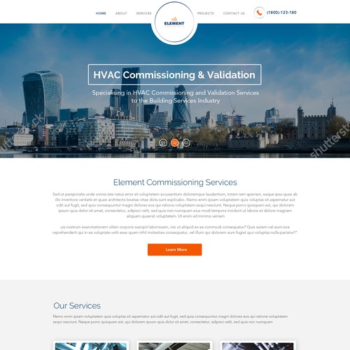 Web page design contest entry by Shubh_cr8ve