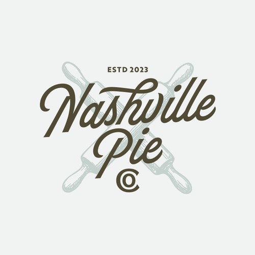 Design a timeless hand-drawn vintage logo for a Nashville Pie shop! Design by GURU23
