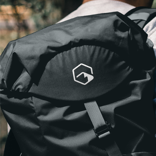 Unique logo to help us stand out from the crowded outdoor gear industry Design by RAYNO Design