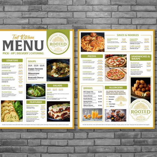 Design Rooted Menu di Dzhafir