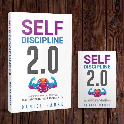 Book cover for a book about SELF-DISCIPLINE Design by DZINEstudio™