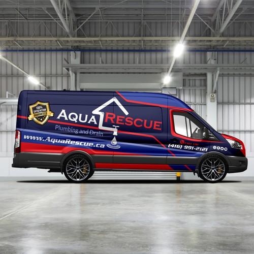 Aquarescue Van Wrap Design by ✨Elis Alves✨