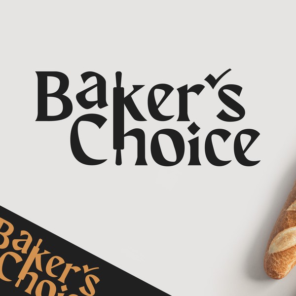 Minimalistic contest entry for a bakery