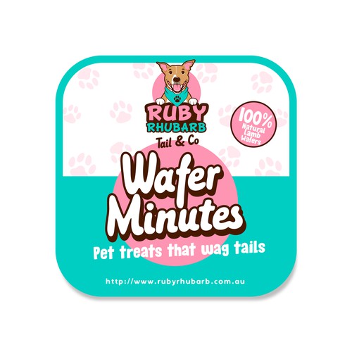 Ruby Rhubarb new product Labels Design by hartawan®