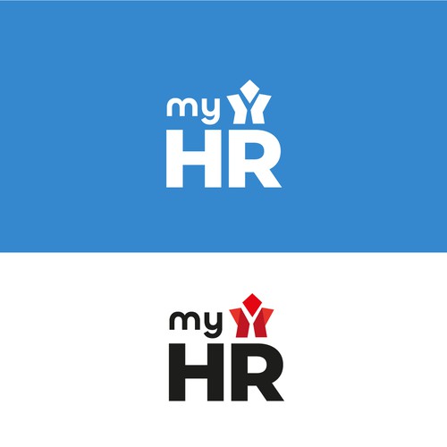 Create an awesome logo for myHR, the #1 HR Software in Luxembourg ! Design by M.I.Thomson