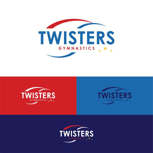 Twister Gymnastics Logo Rebrand - Modern, Exciting, Clean Logo Update for Kids Gymnastics Facility Design by ekhodgm