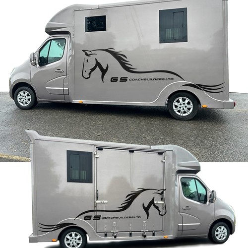 Stunning Horsebox Graphics Design Design by Nadun Prabodana