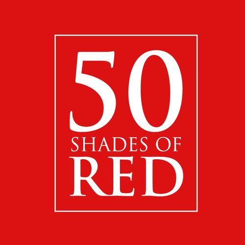 Logo for "50 Shades of Red" themed party Design by PencilNerd