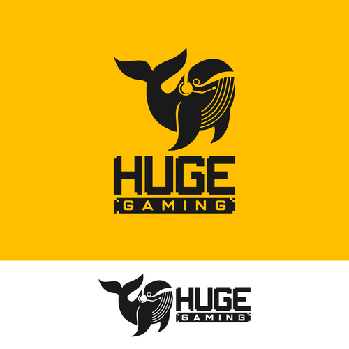 Huge Gaming Logo and Brand Identity Design by Logologic™