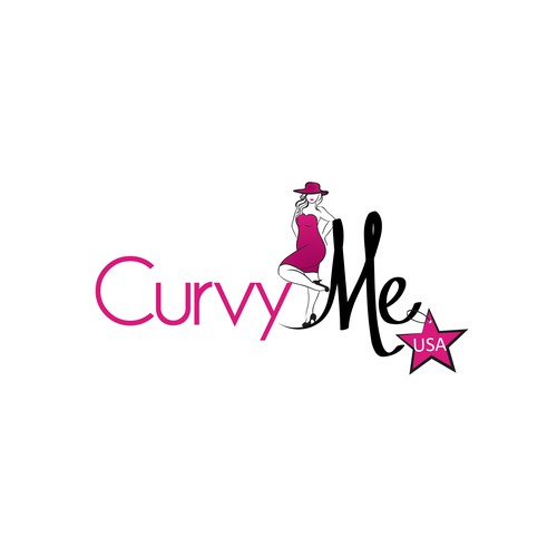 Crea el logo para marca de ropa para la mujer curvy de