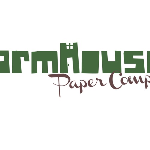 New logo wanted for FarmHouse Paper Company Ontwerp door teepee44