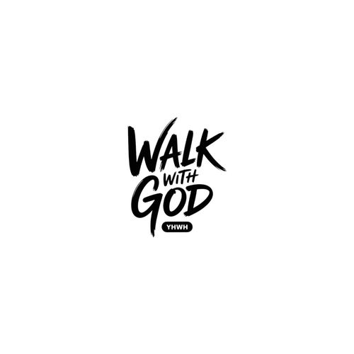 Walk With God Minimalist Luxury Logo for a Modern Faith & Fashion Brand Design by Flowbase