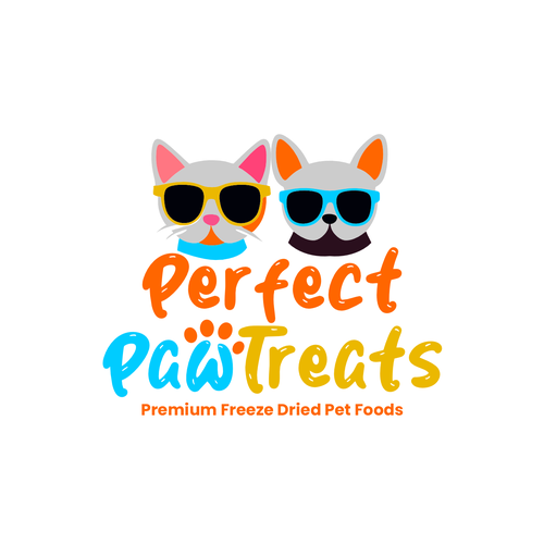 Perfect Paw Treats Modern & Vibrant Happy Logo Diseño de MuhammadAria