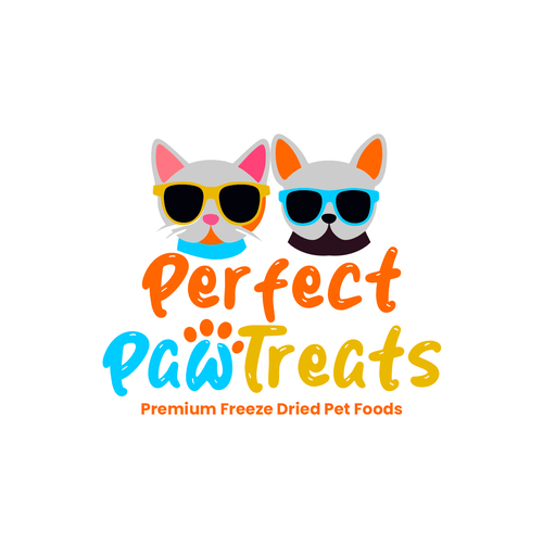 Perfect Paw Treats Modern & Vibrant Happy Logo Design by MuhammadAria