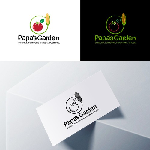 Fun garden logo for our kids to honor grandpa Design by Web Hub Solution