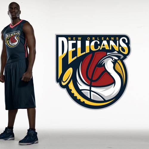 99designs community contest: Help brand the New Orleans Pelicans!! Diseño de dinoDesigns