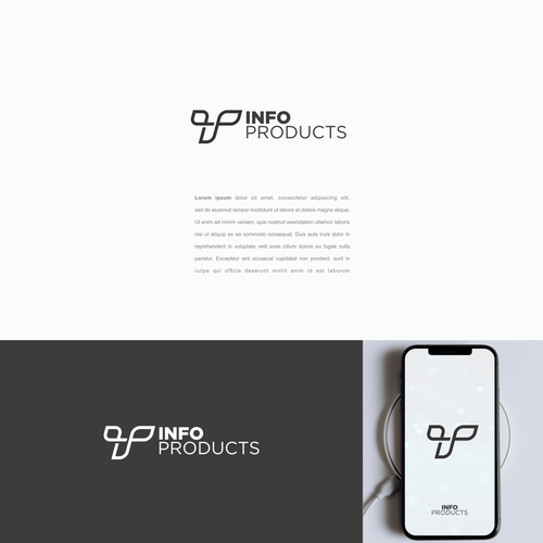 InfoProducts.com - Logo & Branding Design by avagraph™