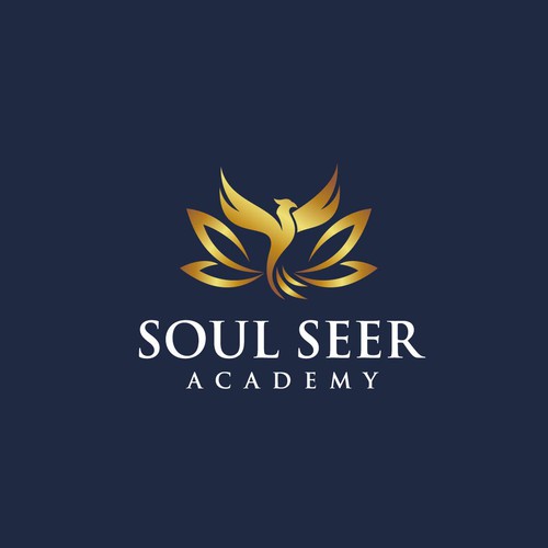 Streamlined ‘iconic’ logo for a spiritual development academy. Design by Schöpfer