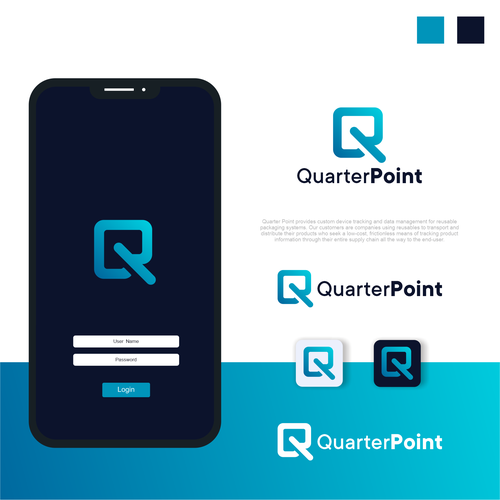 Quarter Point Logo Design Challenge Design by Fisca™