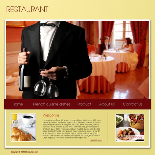 1-3 Page Website Template Design von Britany
