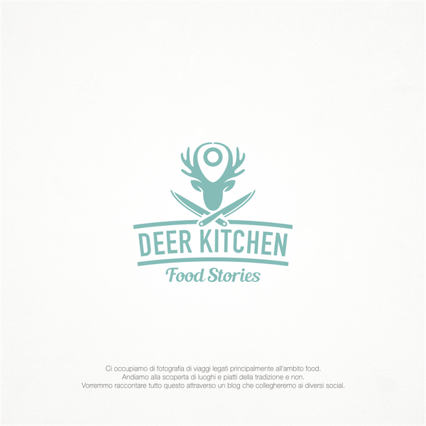 Deer kitchen logo design