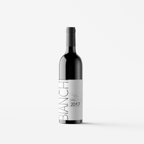 Bianchi Wine Label Design by eromano