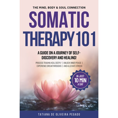 Beautiful & powerful book cover with a lotus flower design Design by DESIGN-TRIX