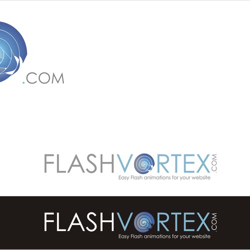 FlashVortex.com logo Design by ljiljana