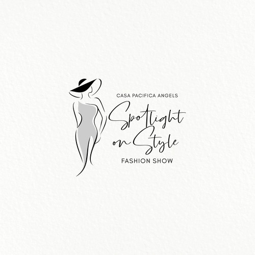 Elegant, fun, flirty logo for upscale Fashion Show Fundraiser Design by GinaLó