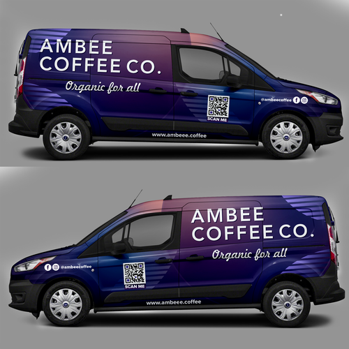 Design an Amazing truck wrap for an Emerging Organic Coffee Company Design by ezesol™