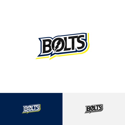 Team logo for the Bedford Bolts girls softball team Design by OpheRocklab