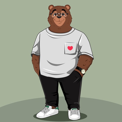 Yeah I know, another Bear design. But Let's make this one is special with Love. Diseño de Artist86