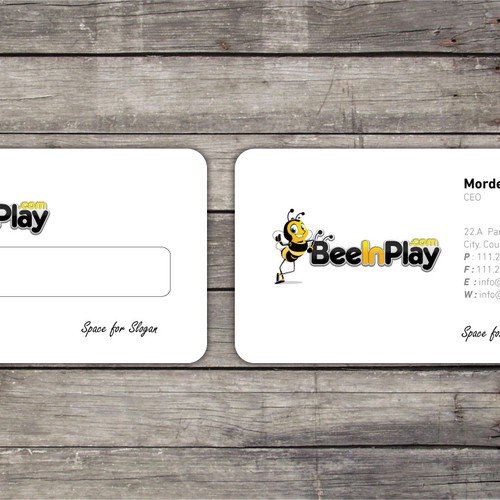 Help BeeInPlay with a Business Card Réalisé par impress