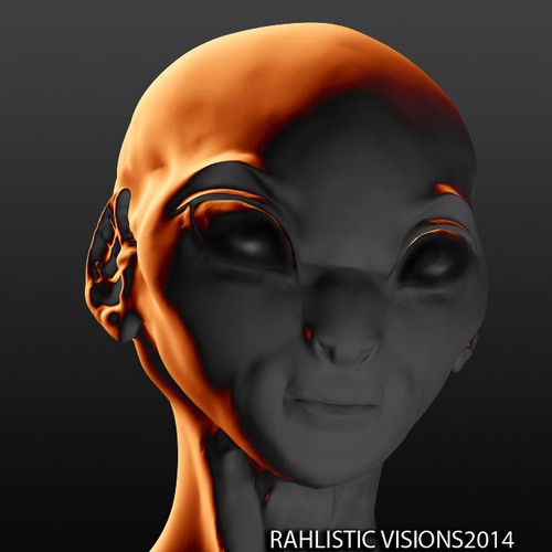Alien main character design for a movie Design by RAHLISTIC