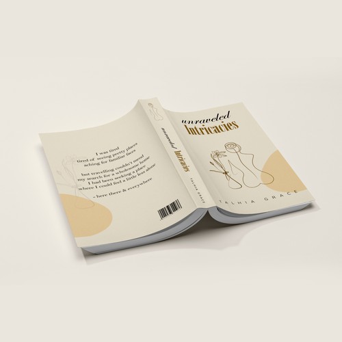 Create an authentic book cover for a collection of poems Design by Lakṣya