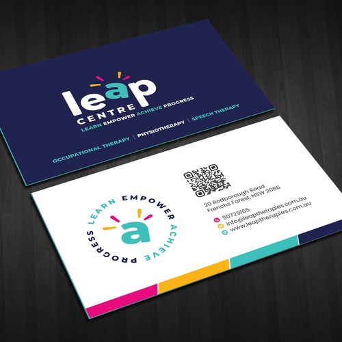 Design Business Card & Letterhead for Therapy Company Design by Ellestudio™