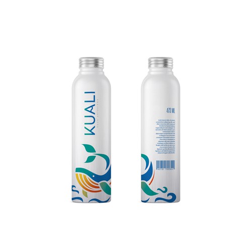Water bottle design!! Lets be disruptive and elegant Design by Bloom Graphic