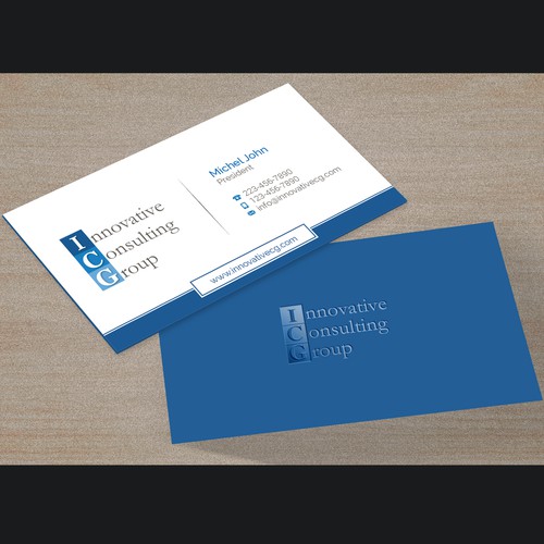 ICG Business Cards Design by fastdesign86
