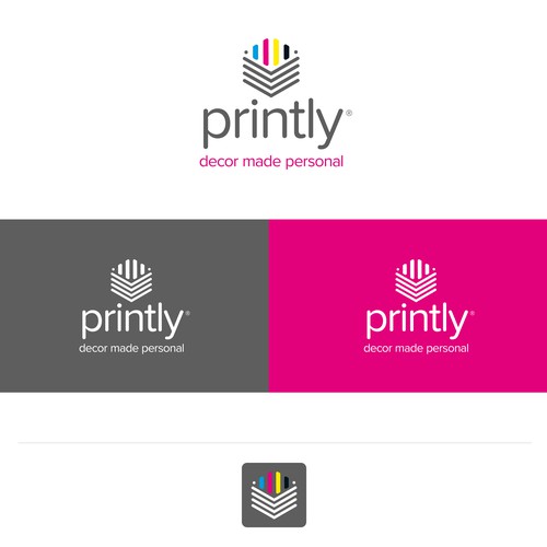 Create a logo for Printly - A Custom Print Shop Design by Rizzy Riz